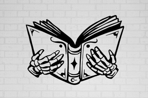 Book with Skull SVG,Floral Skull Stencil Review