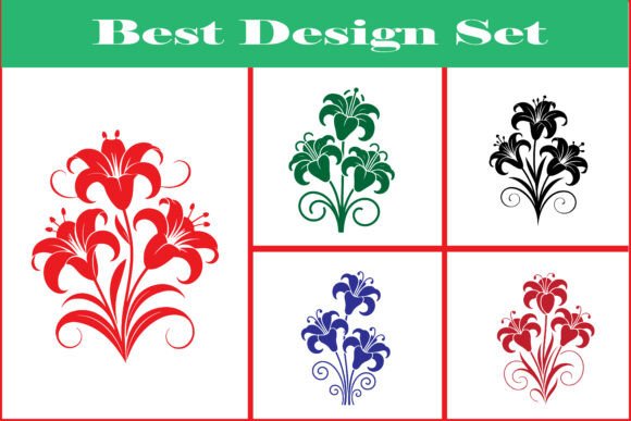 Elegant Floral Lily SVG Design Set Review