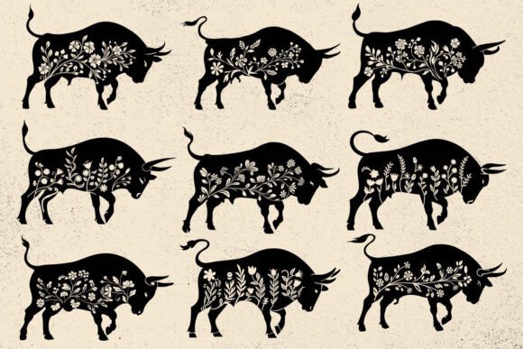 Floral Bull Svg: A Designer's Stitch Test