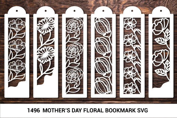 Mother s Day Floral Bookmark Svg 1496 Review