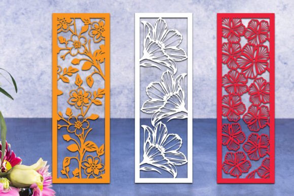 Paper Cut Floral Bookmarks Embroidery Review